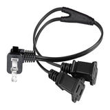 Maxbell US Replacement Female Male PVC 2x0.83mm2 for Monitor