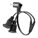 Maxbell US Replacement Female Male PVC 2x0.83mm2 for Monitor