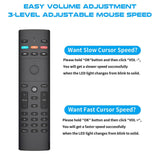 Maxbell Remote Controller G40S 2.4G Voice Assistant 33Keys USB for Android PC
