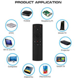 Maxbell 2.4G G21 mouse Wireless Keyboard 6 Axis IR Remote Control for TV