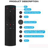 Maxbell 2.4G G21 mouse Wireless Keyboard 6 Axis IR Remote Control for TV