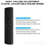 Maxbell 2.4G G21 mouse Wireless Keyboard 6 Axis IR Remote Control for TV