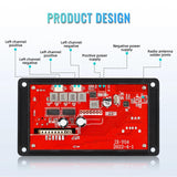 Maxbell BT 5.0 MP3 Player Decoding Board 2x40W Durable for DIY Speaker Car Remote B