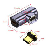 Maxbell Type C Charging Convertor Fast Charging for Mobile Phone USB C Device Golden