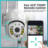 Maxbell Security cam Wireless Two Way Talk Automatic Human Tracking for Indoor Home white