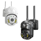 Maxbell Security cam Wireless Two Way Talk Automatic Human Tracking for Indoor Home white
