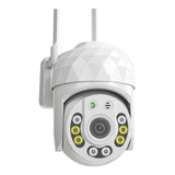 Maxbell Security cam Wireless Two Way Talk Automatic Human Tracking for Indoor Home white