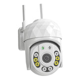 Maxbell Security cam Wireless Two Way Talk Automatic Human Tracking for Indoor Home white