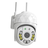 Maxbell Security cam Wireless Two Way Talk Automatic Human Tracking for Indoor Home white