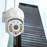 Maxbell Security cam Wireless Two Way Talk Automatic Human Tracking for Indoor Home white