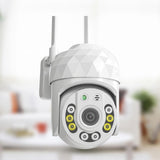 Maxbell Security cam Wireless Two Way Talk Automatic Human Tracking for Indoor Home white