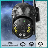 Maxbell Security cam Wireless Two Way Talk Automatic Human Tracking for Indoor Home black