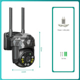 Maxbell Security cam Wireless Two Way Talk Automatic Human Tracking for Indoor Home black