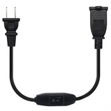 Maxbell 2 Prong Polarized Extension Cord with Switch for Lamps Power Adapters