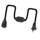 Maxbell Outdoor Extension Cord 2 Prong Polarized on/ off for Fan LED
