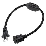 Maxbell Outdoor Extension Cord 2 Prong Polarized on/ off for Fan LED