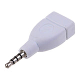 Maxbell 3.5mm Male AUX Audio Plug Jack to USB 2.0 Female Adapter Cable Accessories