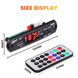 Maxbell BT MP3 Player Decoding Board with Recording Call 12V Audio Module for Car