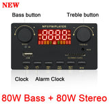 Maxbell MP3 Board Audio Module 2.1Channel Alarm Clock Silver