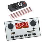 Maxbell MP3 Board Audio Module 2.1Channel Alarm Clock Silver