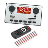 Maxbell MP3 Board Audio Module 2.1Channel Alarm Clock Silver