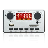 Maxbell MP3 Board Audio Module 2.1Channel Alarm Clock Silver