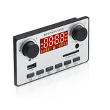 Maxbell MP3 Board Audio Module 2.1Channel Alarm Clock Silver