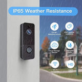 Maxbell Doorbell Camera Blink Front Security Audio 720P Wireless for Apartment