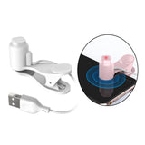 Maxbell Mobile Phone Screen Clickers Mute Single Connection Live Broadcast white