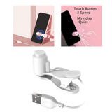 Maxbell Mobile Phone Screen Clickers Mute Single Connection Live Broadcast white