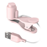 Maxbell Mobile Phone Screen Clickers Mute Single Connection Live Broadcast pink