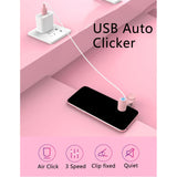 Maxbell Mobile Phone Screen Clickers Mute Single Connection Live Broadcast pink