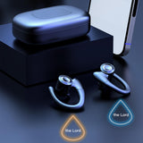 Maxbell Wireless Earbuds with Case for Games Sports Exercise White