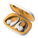 Maxbell Wireless Earbuds with Case for Games Sports Exercise White