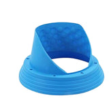 Maxbell 2x 6.5inch Silicone Car Speaker Baffle Waterproof and Dustproof Cover Blue