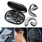 Maxbell Air Conduction Headphones Lightweight for Running Hiking Workout Black