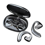 Maxbell Air Conduction Headphones Lightweight for Running Hiking Workout Black