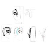 Maxbell Air Conduction Headphones Lightweight for Running Hiking Workout Black