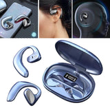 Maxbell Air Conduction Headphones Lightweight for Running Hiking Workout Blue