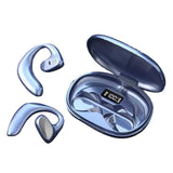 Maxbell Air Conduction Headphones Lightweight for Running Hiking Workout Blue