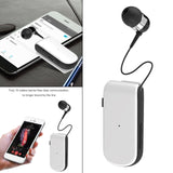 Maxbell collar Earphone in Ear Lightweight Vibration for Running Sport Gifts White