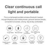 Maxbell collar Earphone in Ear Lightweight Vibration for Running Sport Gifts White