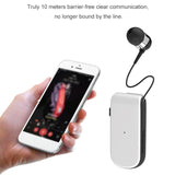 Maxbell collar Earphone in Ear Lightweight Vibration for Running Sport Gifts White