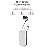 Maxbell collar Earphone in Ear Lightweight Vibration for Running Sport Gifts White