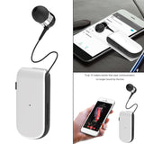 Maxbell collar Earphone in Ear Lightweight Vibration for Running Sport Gifts White