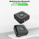 Maxbell 2 in 1 Transmitter Receiver with Microphone for Home Stereo Sound System
