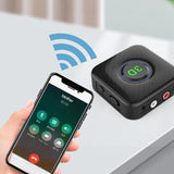 Maxbell 2 in 1 Transmitter Receiver with Microphone for Home Stereo Sound System