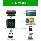Maxbell 2 in 1 Transmitter Receiver with Microphone for Home Stereo Sound System