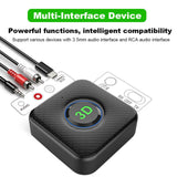 Maxbell 2 in 1 Transmitter Receiver with Microphone for Home Stereo Sound System
