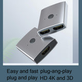 Maxbell HDMI Switcher Splitter Bi Direction 2 in 1 Out / for Computer Set Monitors